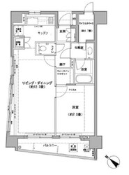 クレジデンス日本橋浜町の物件間取画像